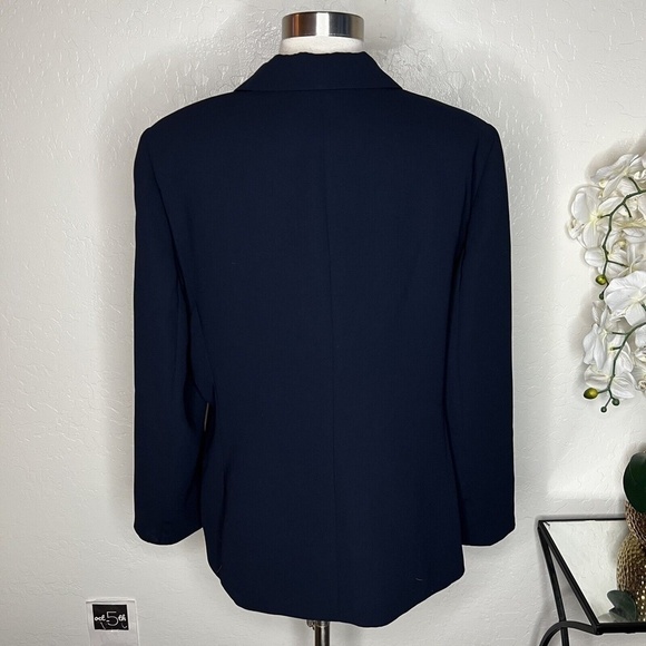 Collections for Le Suit Women's Navy 3 Button Career Blazer Size 14 P - Picture 4 of 6